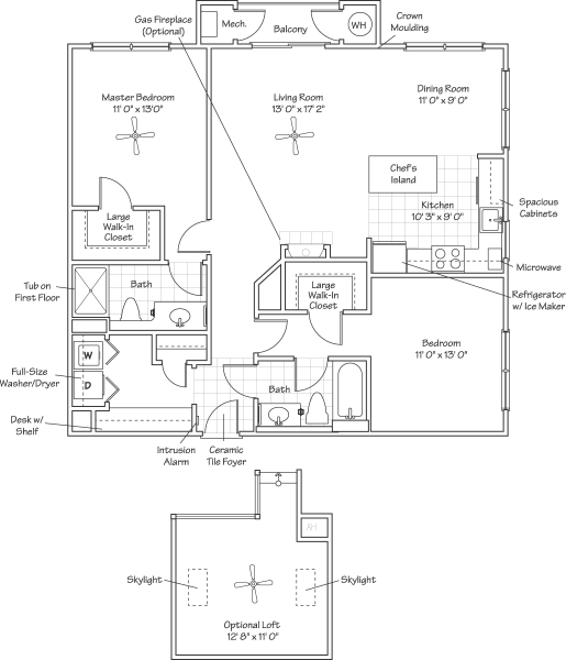 The Bradford                                       Floorplan Image